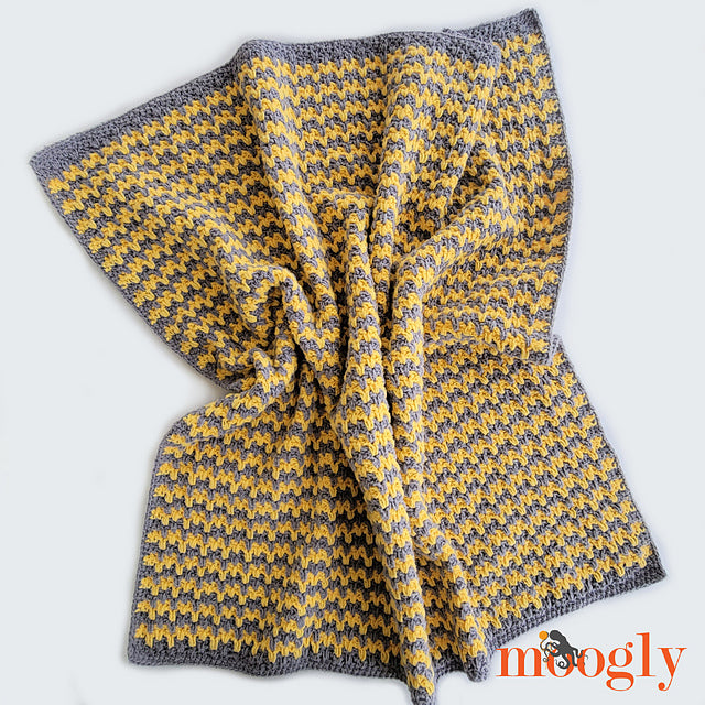 Butter Ripple Crochet Afghan Pattern
