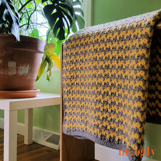 Butter Ripple Crochet Afghan Pattern