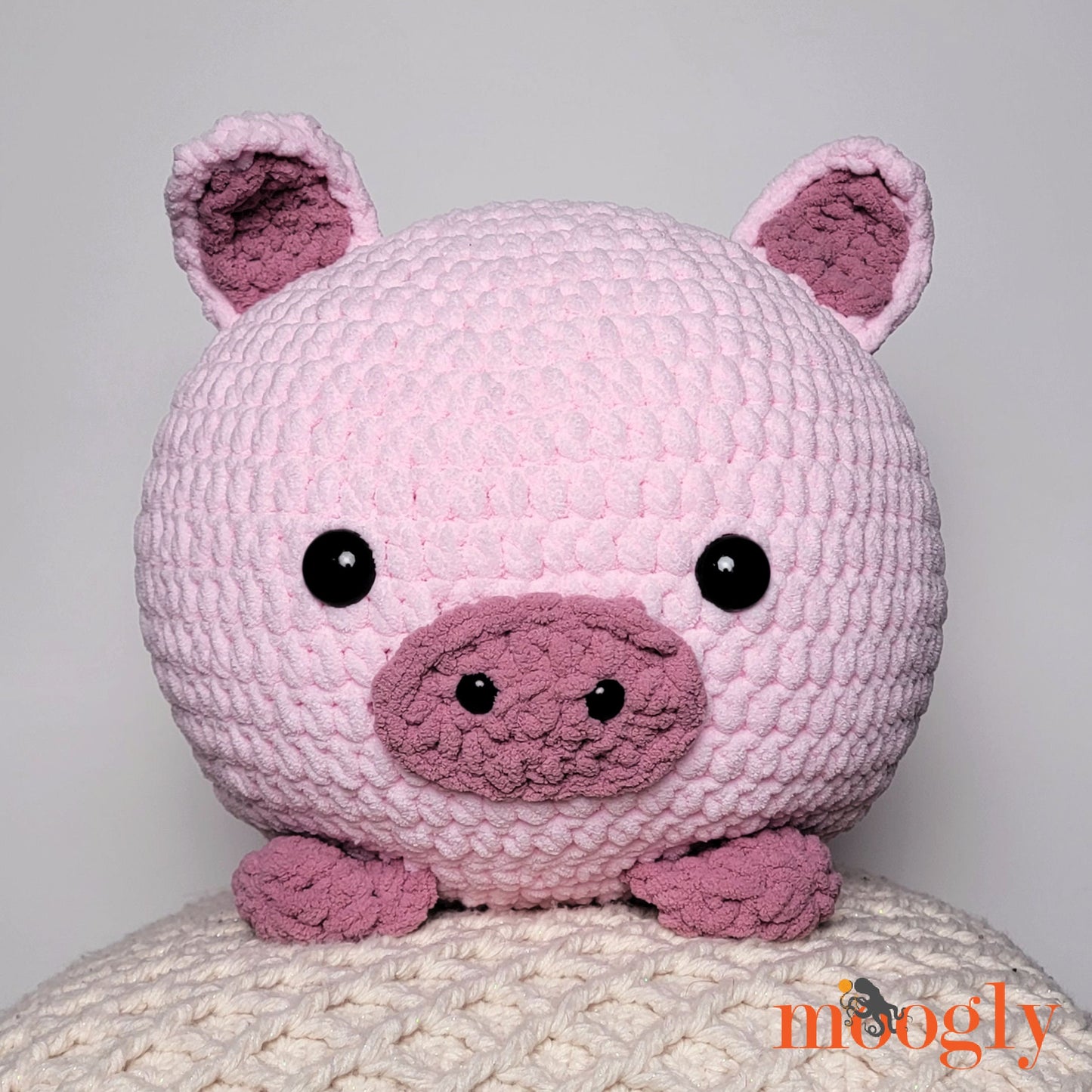 Pig Squish - PDF Crochet Pattern for a Pig Stuffie or Pig Stuffed Animal