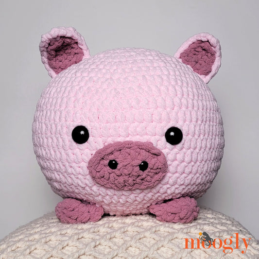 Pig Squish - PDF Crochet Pattern for a Pig Stuffie or Pig Stuffed Animal