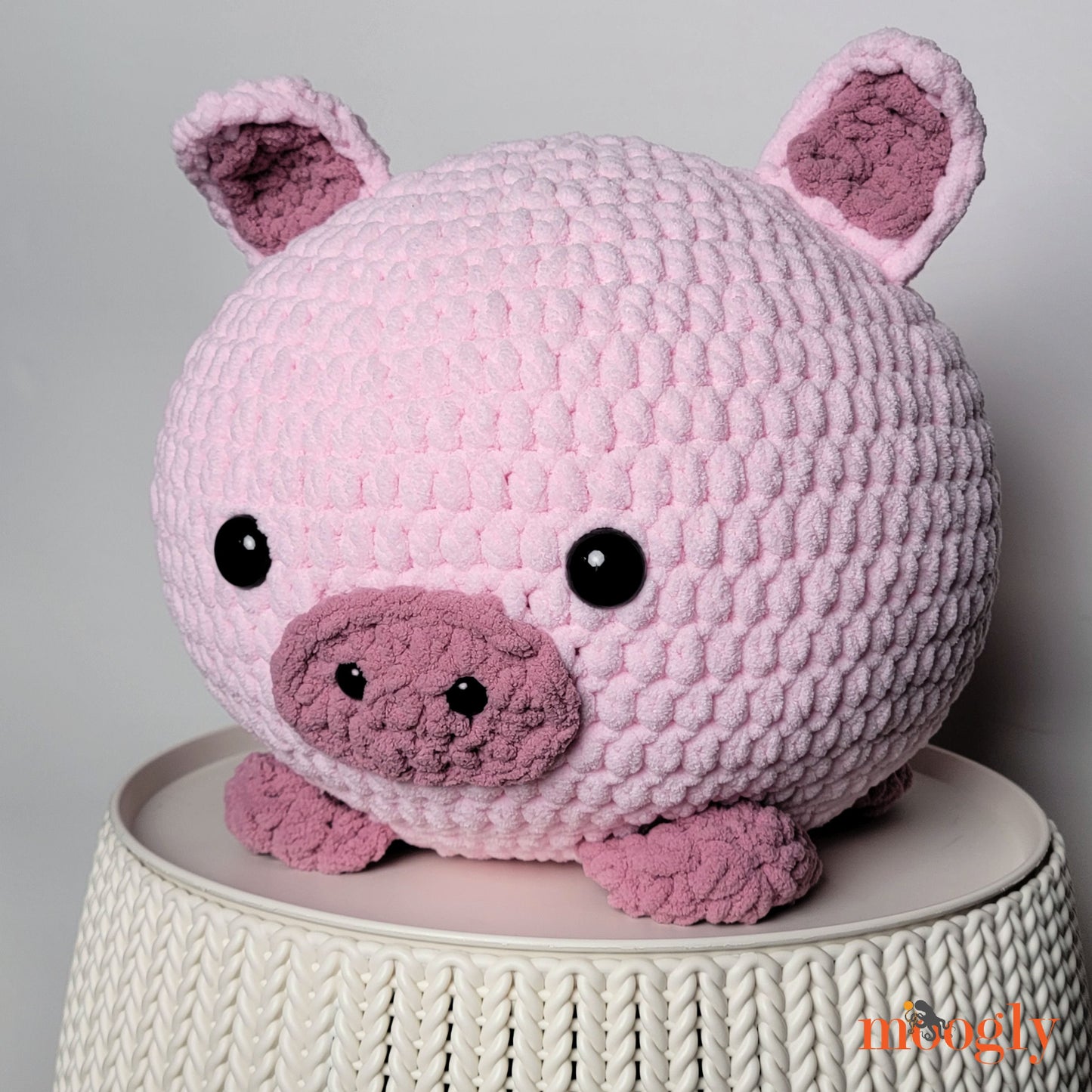 Pig Squish - PDF Crochet Pattern for a Pig Stuffie or Pig Stuffed Animal