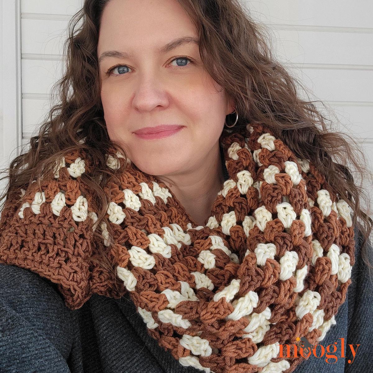 Bulky Wrap Pattern - Rocky Road Wrap - Advanced Beginner - Crochet Pattern PDF