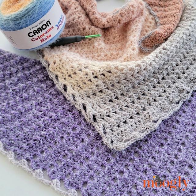 Odds Are Shawl Pattern - Easy Bulky Yarn Crochet Wrap- PDF Pattern Only