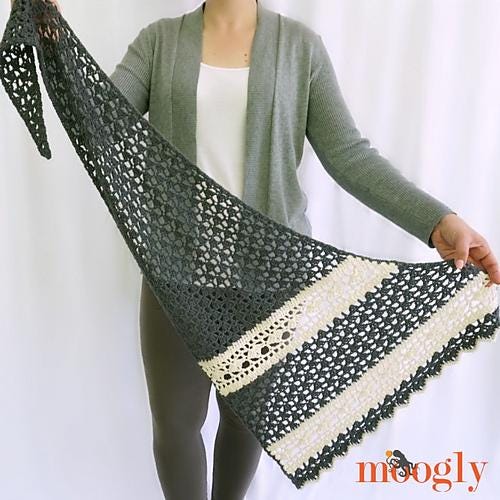 Easy Quicksilver Shawlette Pattern PDF