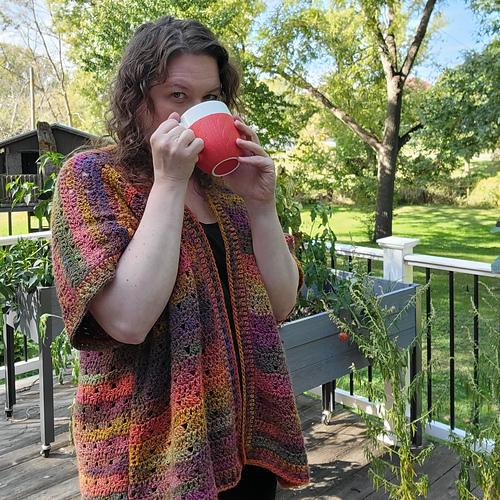 Oversized Crochet Cardigan Pattern PDF - Work From Home - Perfect for Beginners