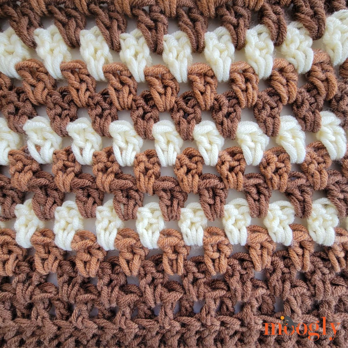 Bulky Wrap Pattern - Rocky Road Wrap - Advanced Beginner - Crochet Pattern PDF