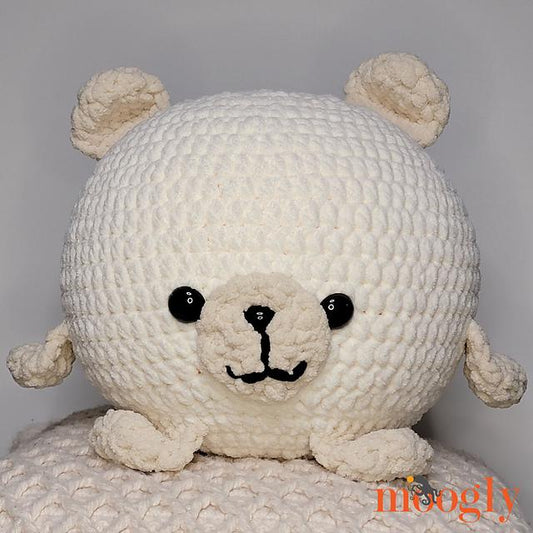 Bear Squish Pattern - Advanced Beginner - Super Bulky Yarn - Crochet Pattern PDF