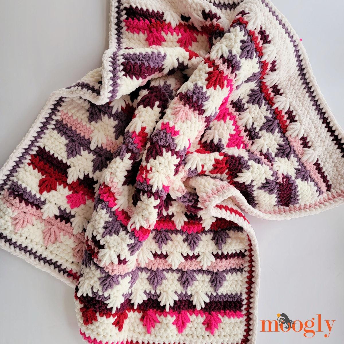 Spike Cluster Stitch Afghan Pattern PDF - Crochet Blanket Pattern