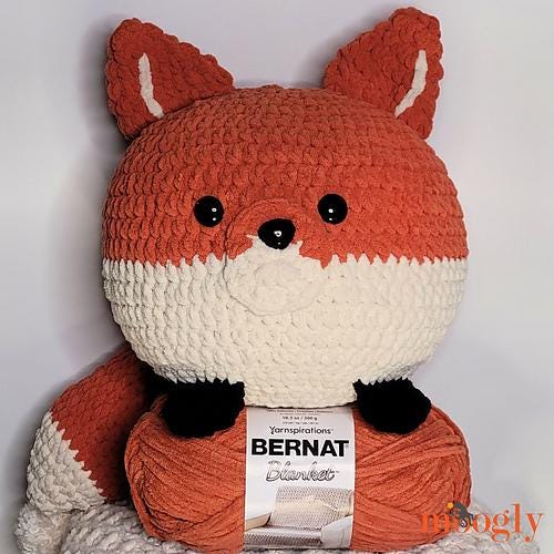 Fox Squish Easy Pattern PDF - Crochet Amigurumi Softie Stuffie Pattern