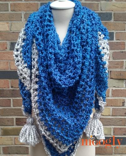Big Sky Shawl Pattern - Bulky Yarn - Beginner - Seamless - PDF Crochet Pattern Only