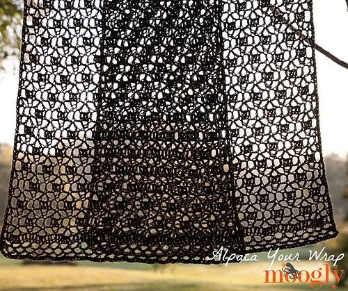 Lace Alpaca Wrap Pattern PDF