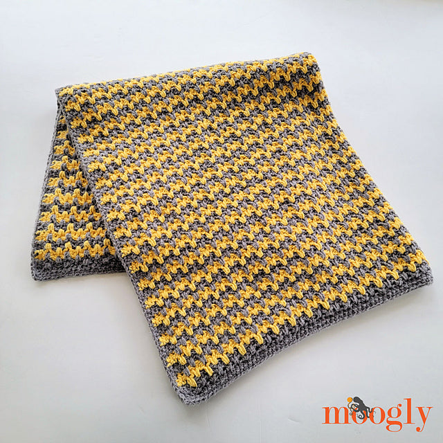 Butter Ripple Crochet Afghan Pattern