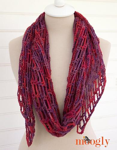 Artfully Simple Angled Scarf Crochet Pattern PDF