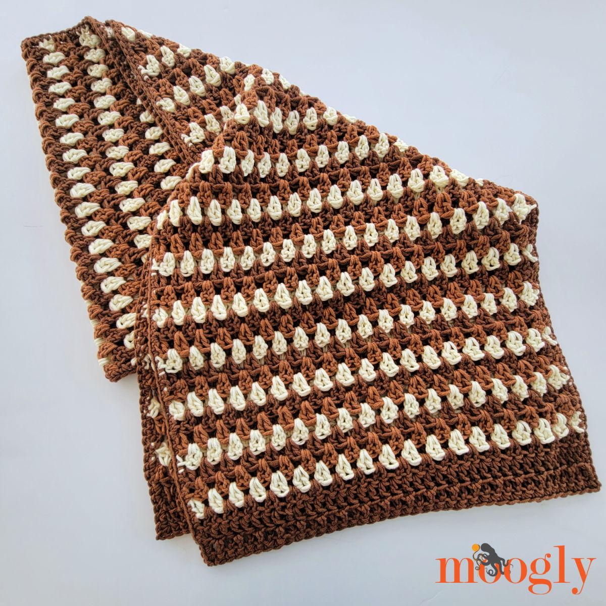 Bulky Wrap Pattern - Rocky Road Wrap - Advanced Beginner - Crochet Pattern PDF