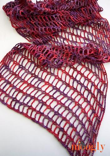 Artfully Simple Angled Scarf Crochet Pattern PDF