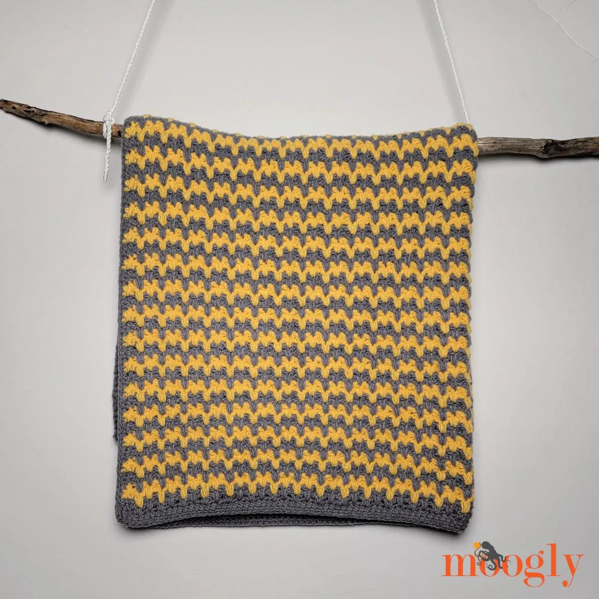 Butter Ripple Crochet Afghan Pattern